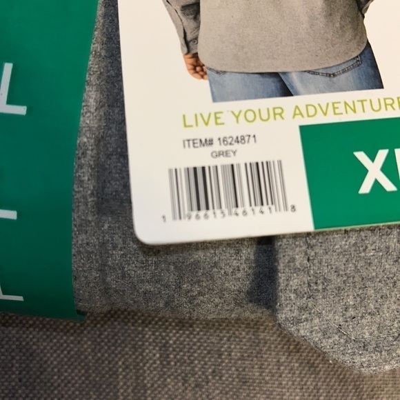 Eddie Bauer Chamois Flannel
Shirt Mens XL Gray Long Sleeve Button Down. - Picture 4 of 5